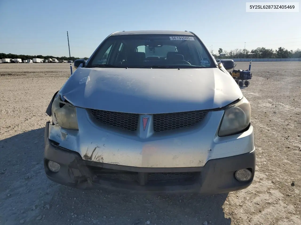 2003 Pontiac Vibe VIN: 5Y2SL62873Z405469 Lot: 56131505