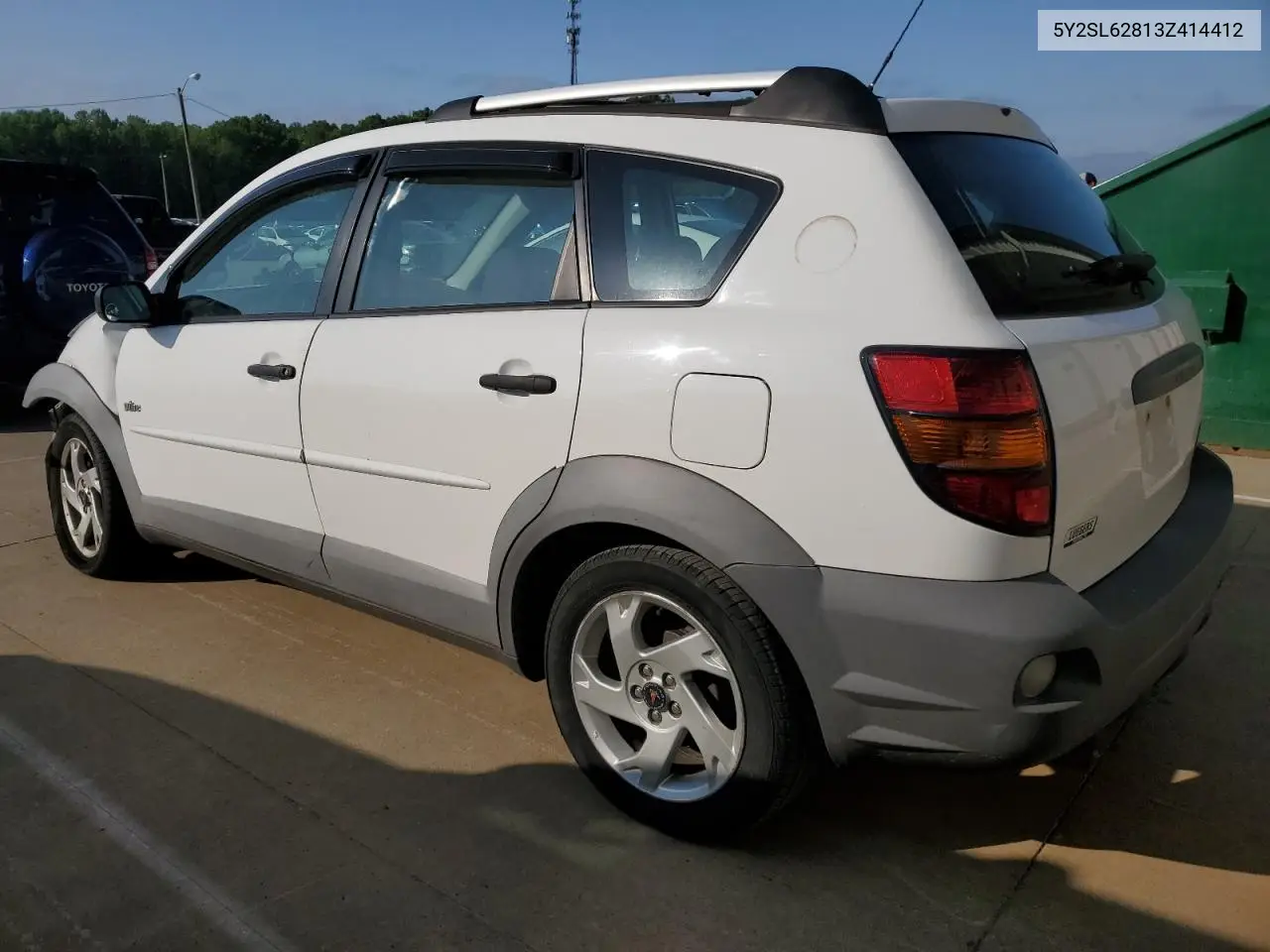2003 Pontiac Vibe VIN: 5Y2SL62813Z414412 Lot: 56238125