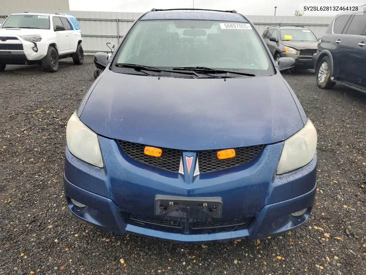 2003 Pontiac Vibe VIN: 5Y2SL62813Z464128 Lot: 56897005