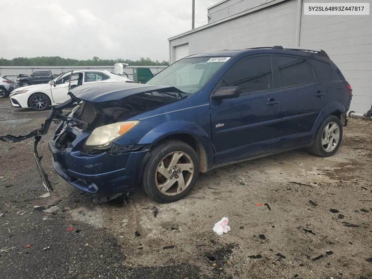 5y2sl64893z447817 5Y2SL64893Z447817 2003 Pontiac Vibe