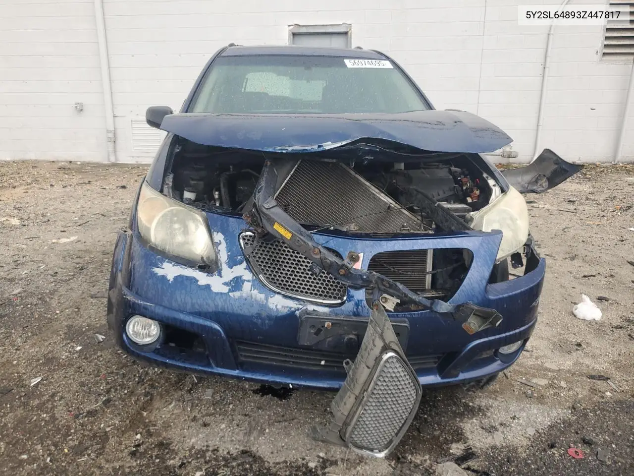 5y2sl64893z447817 5Y2SL64893Z447817 2003 Pontiac Vibe