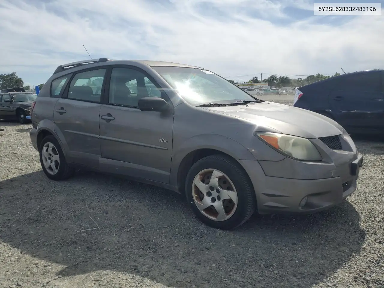5y2sl62833z483196 5Y2SL62833Z483196 2003 Pontiac Vibe