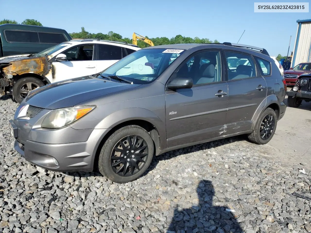 2003 Pontiac Vibe VIN: 5Y2SL62823Z423815 Lot: 59396915