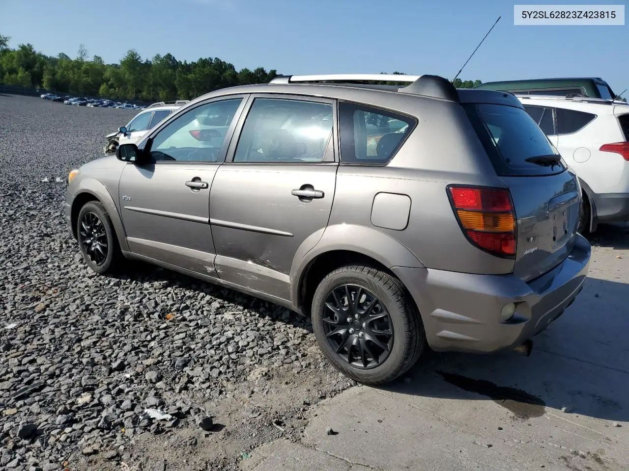 2003 Pontiac Vibe VIN: 5Y2SL62823Z423815 Lot: 59396915