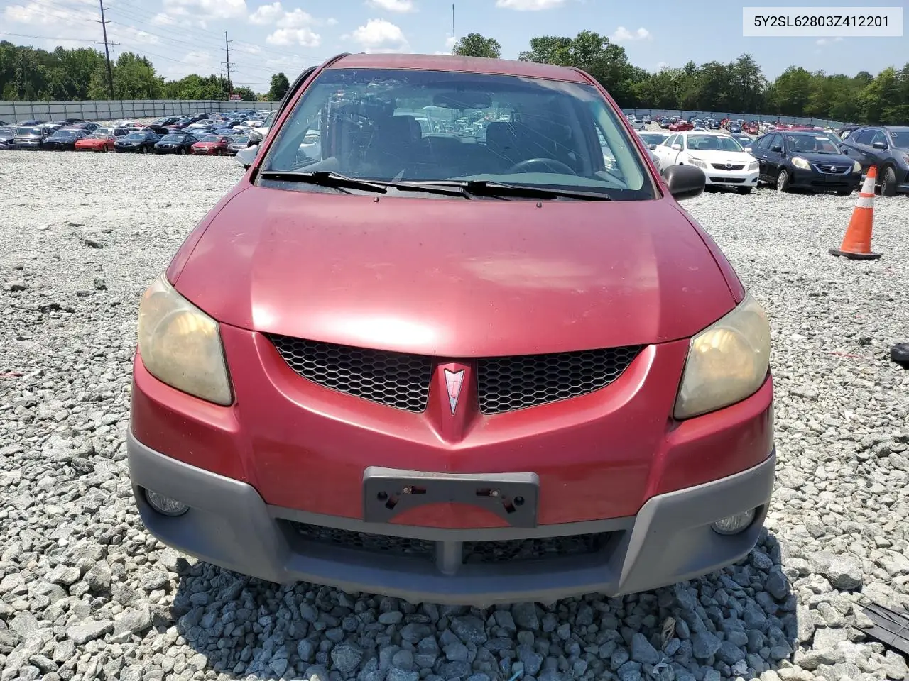 2003 Pontiac Vibe VIN: 5Y2SL62803Z412201 Lot: 61924285