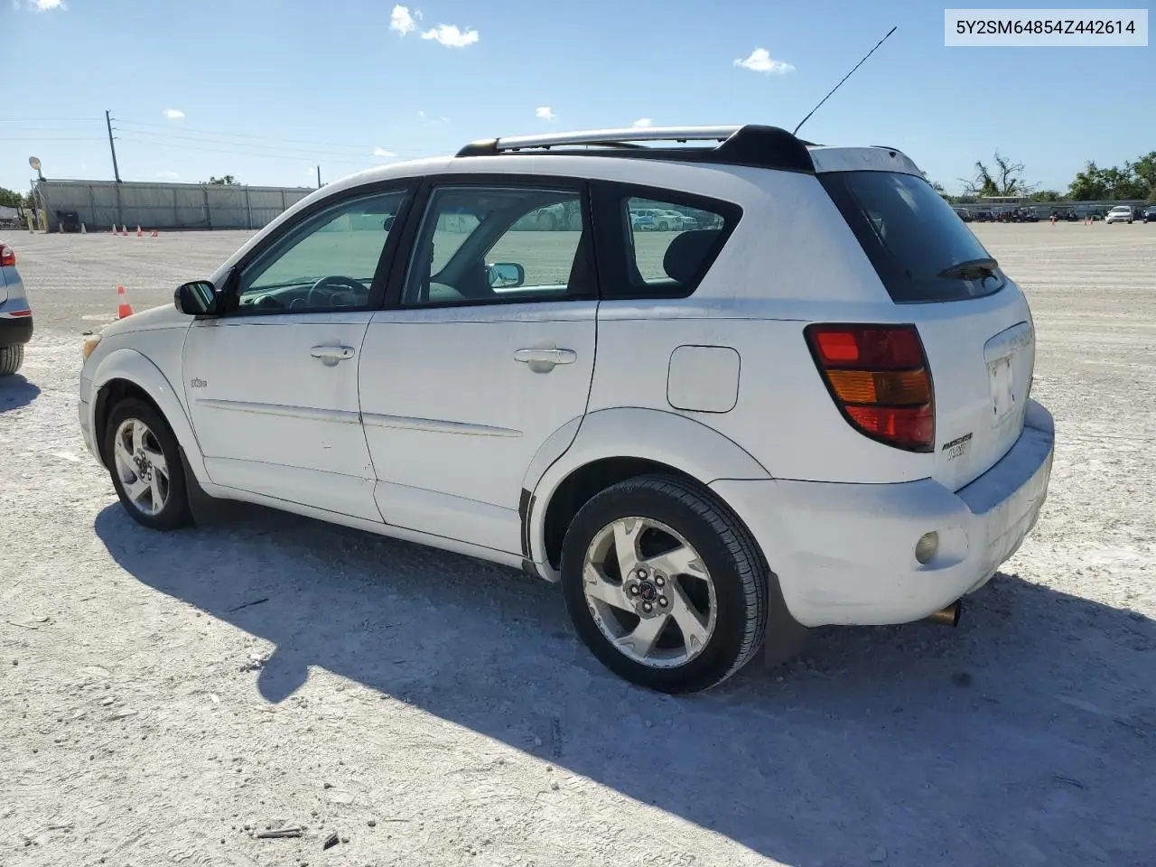 2004 Pontiac Vibe VIN: 5Y2SM64854Z442614 Lot: 50000505