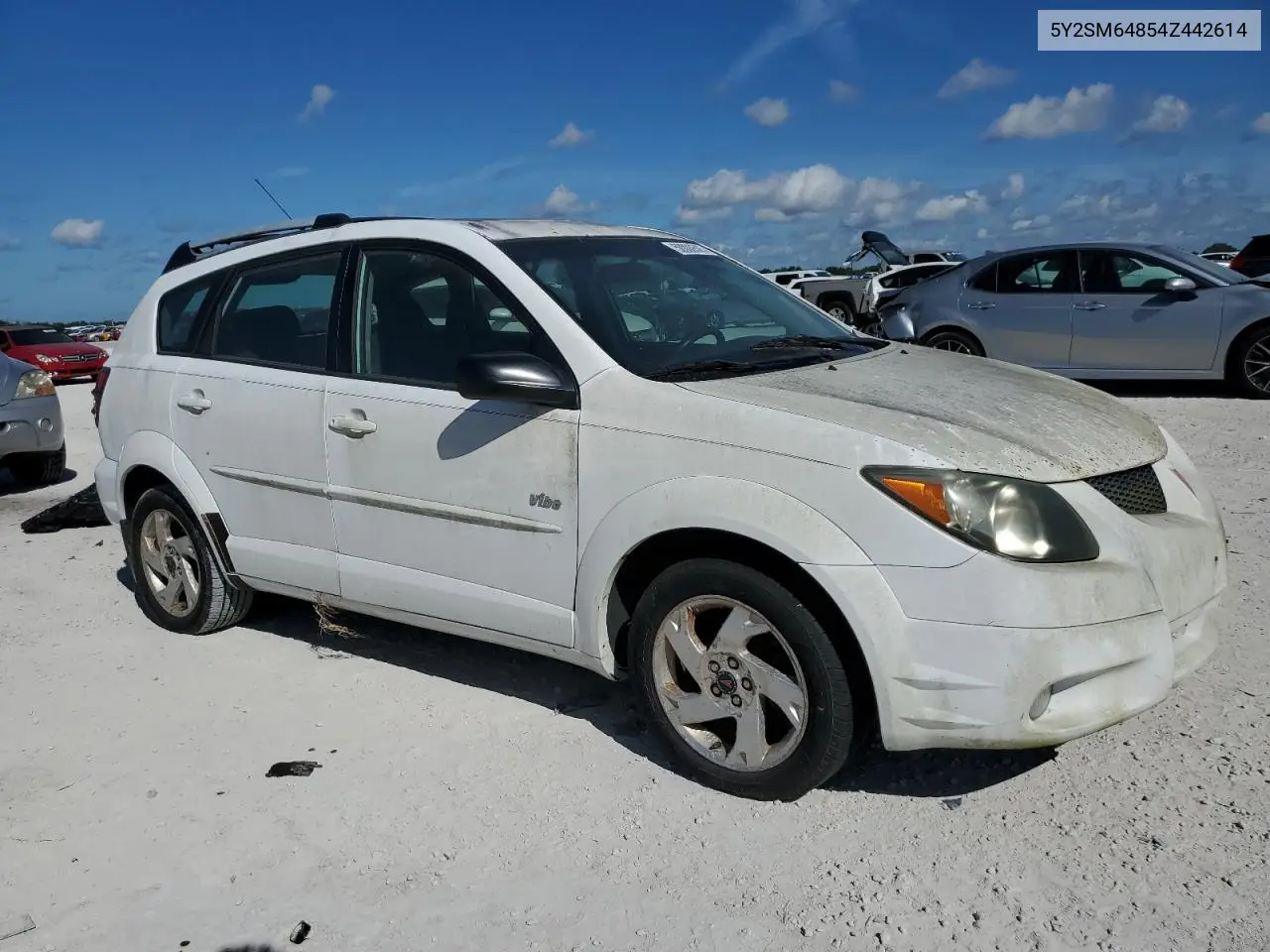 2004 Pontiac Vibe VIN: 5Y2SM64854Z442614 Lot: 50000505