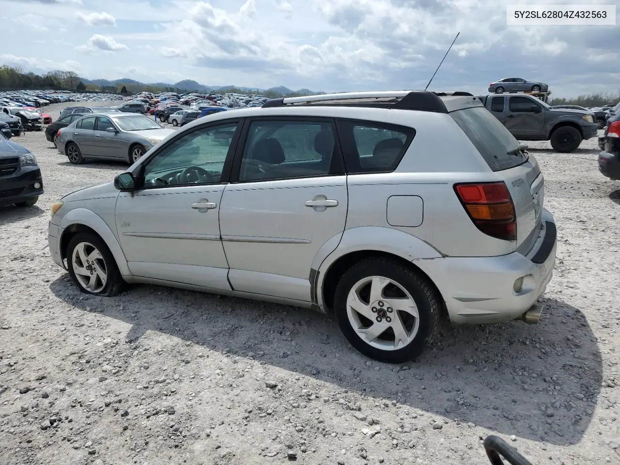 2004 Pontiac Vibe VIN: 5Y2SL62804Z432563 Lot: 50923315