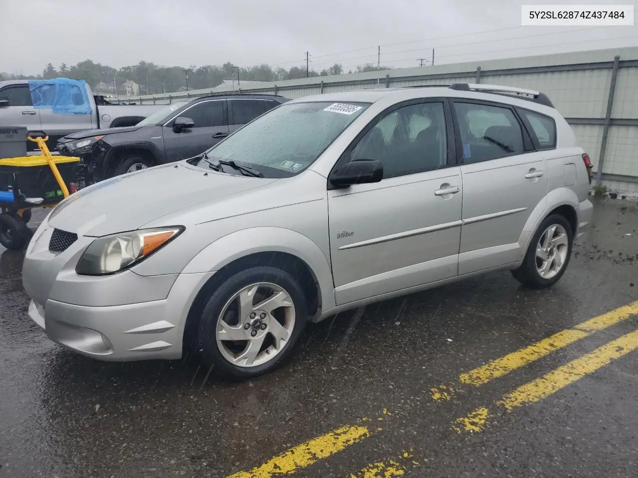 2004 Pontiac Vibe VIN: 5Y2SL62874Z437484 Lot: 55500585