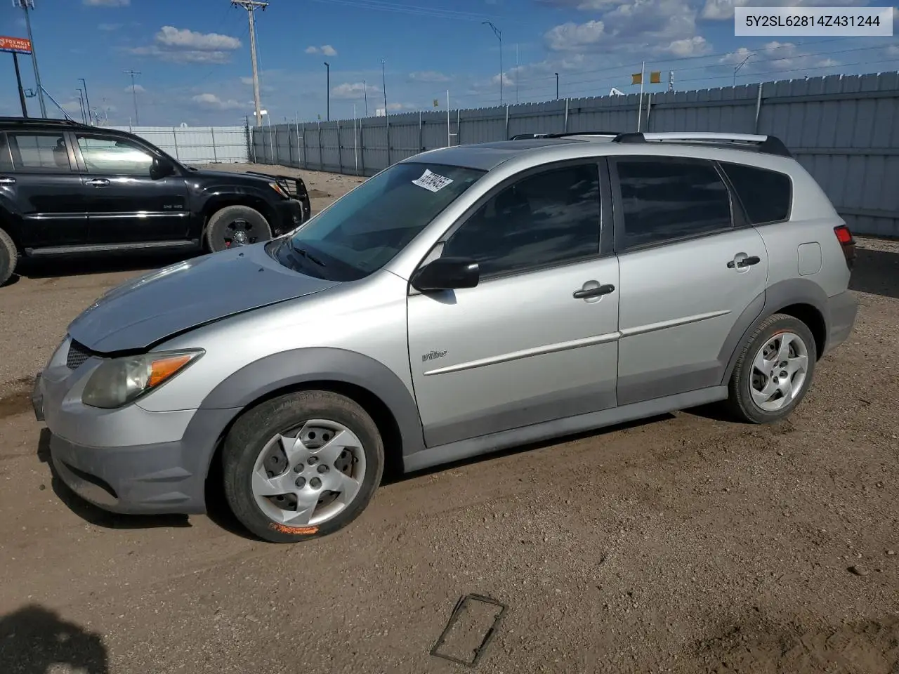 2004 Pontiac Vibe VIN: 5Y2SL62814Z431244 Lot: 55790455