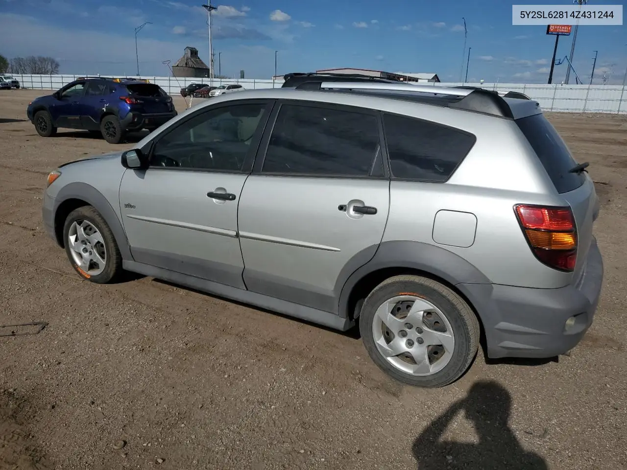 2004 Pontiac Vibe VIN: 5Y2SL62814Z431244 Lot: 55790455
