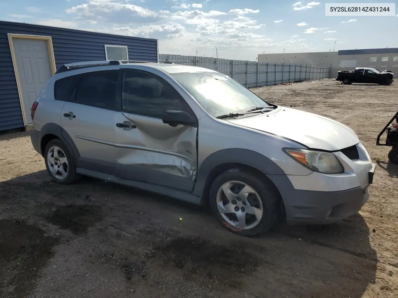 2004 Pontiac Vibe VIN: 5Y2SL62814Z431244 Lot: 55790455