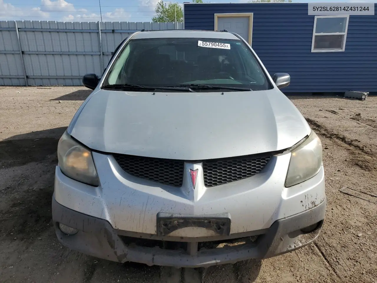 2004 Pontiac Vibe VIN: 5Y2SL62814Z431244 Lot: 55790455