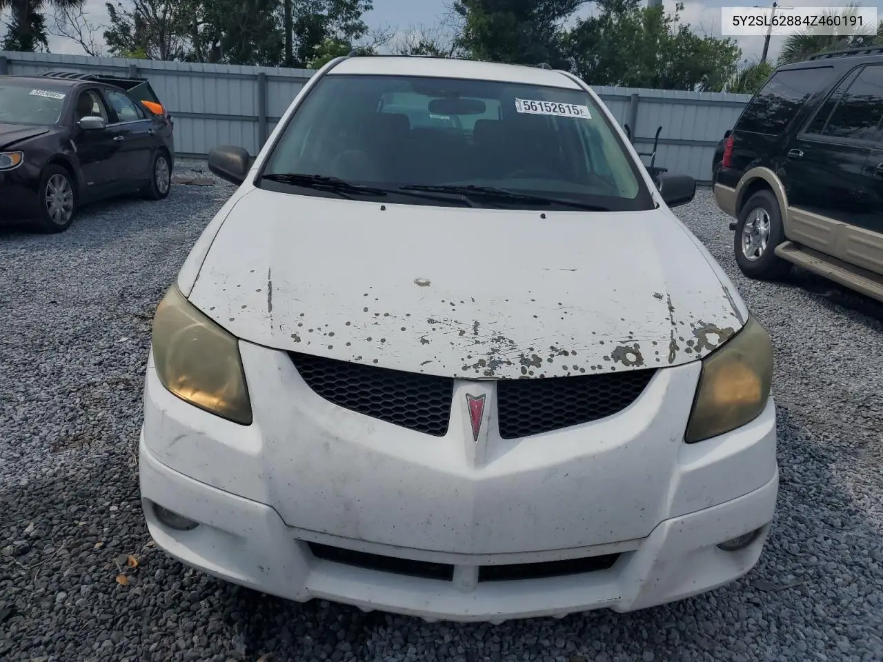 2004 Pontiac Vibe VIN: 5Y2SL62884Z460191 Lot: 56152615