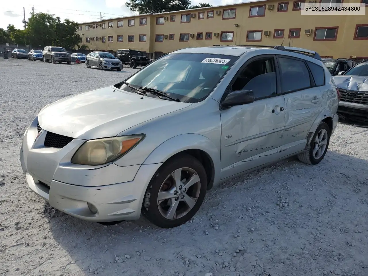 2004 Pontiac Vibe VIN: 5Y2SL62894Z434800 Lot: 56326385
