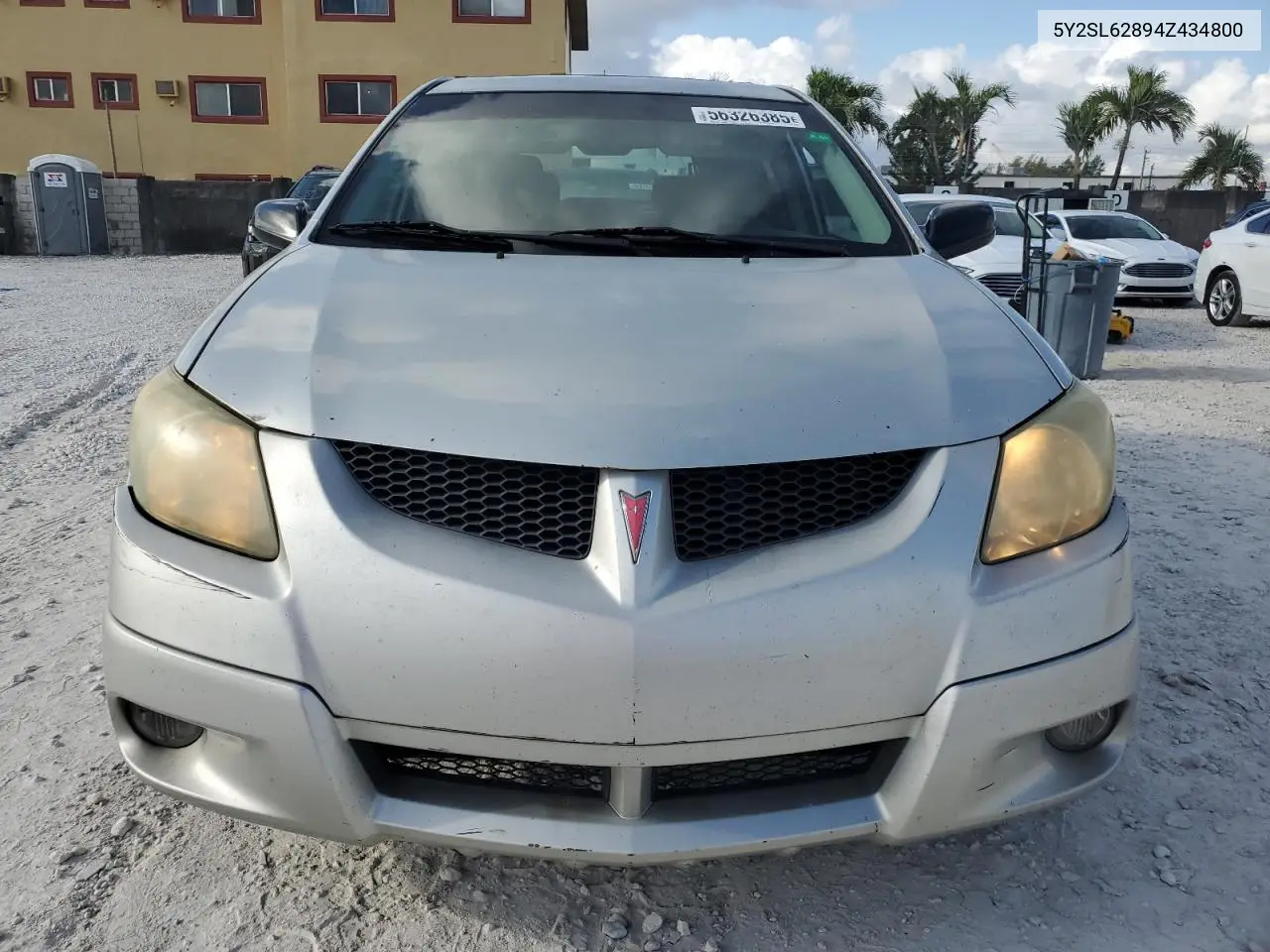 2004 Pontiac Vibe VIN: 5Y2SL62894Z434800 Lot: 56326385