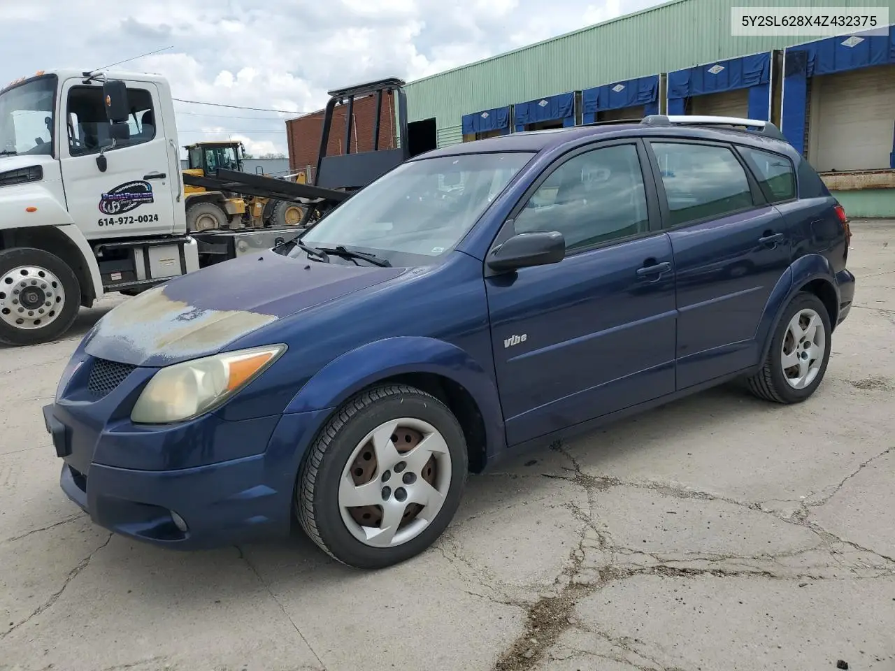 2004 Pontiac Vibe VIN: 5Y2SL628X4Z432375 Lot: 56468555