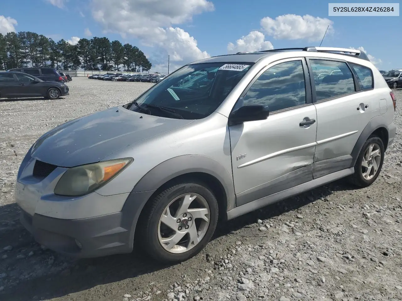2004 Pontiac Vibe VIN: 5Y2SL628X4Z426284 Lot: 56684665
