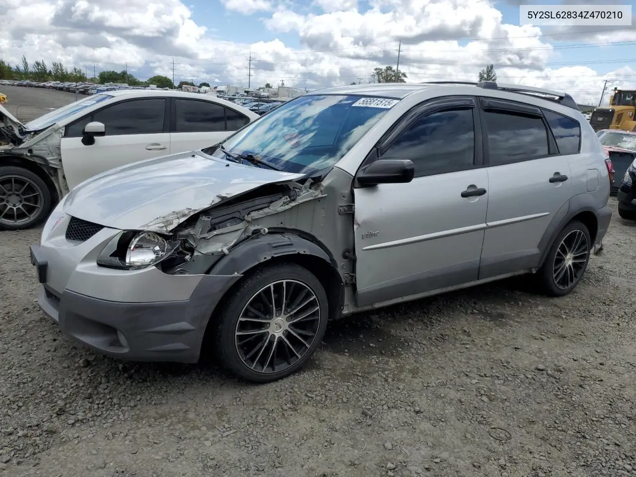 2004 Pontiac Vibe VIN: 5Y2SL62834Z470210 Lot: 56881515