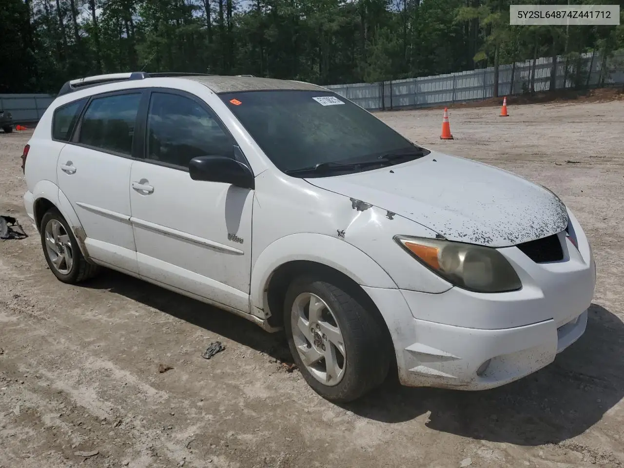 2004 Pontiac Vibe VIN: 5Y2SL64874Z441712 Lot: 57106215