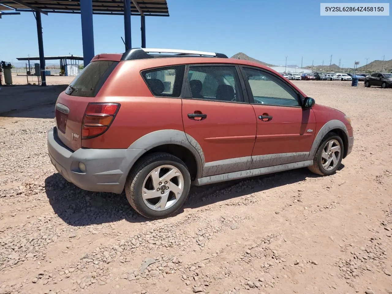 2004 Pontiac Vibe VIN: 5Y2SL62864Z458150 Lot: 61735405