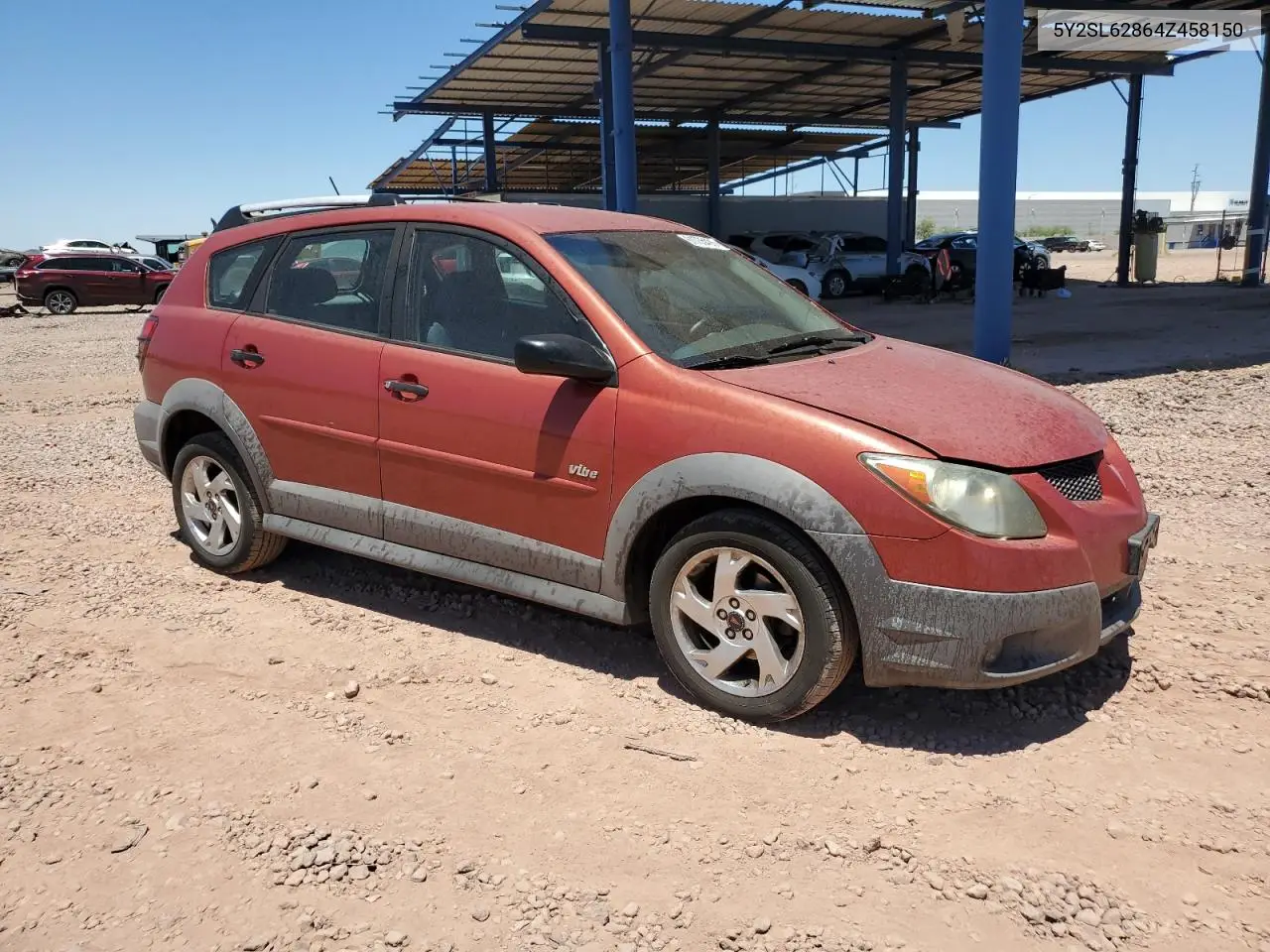 2004 Pontiac Vibe VIN: 5Y2SL62864Z458150 Lot: 61735405