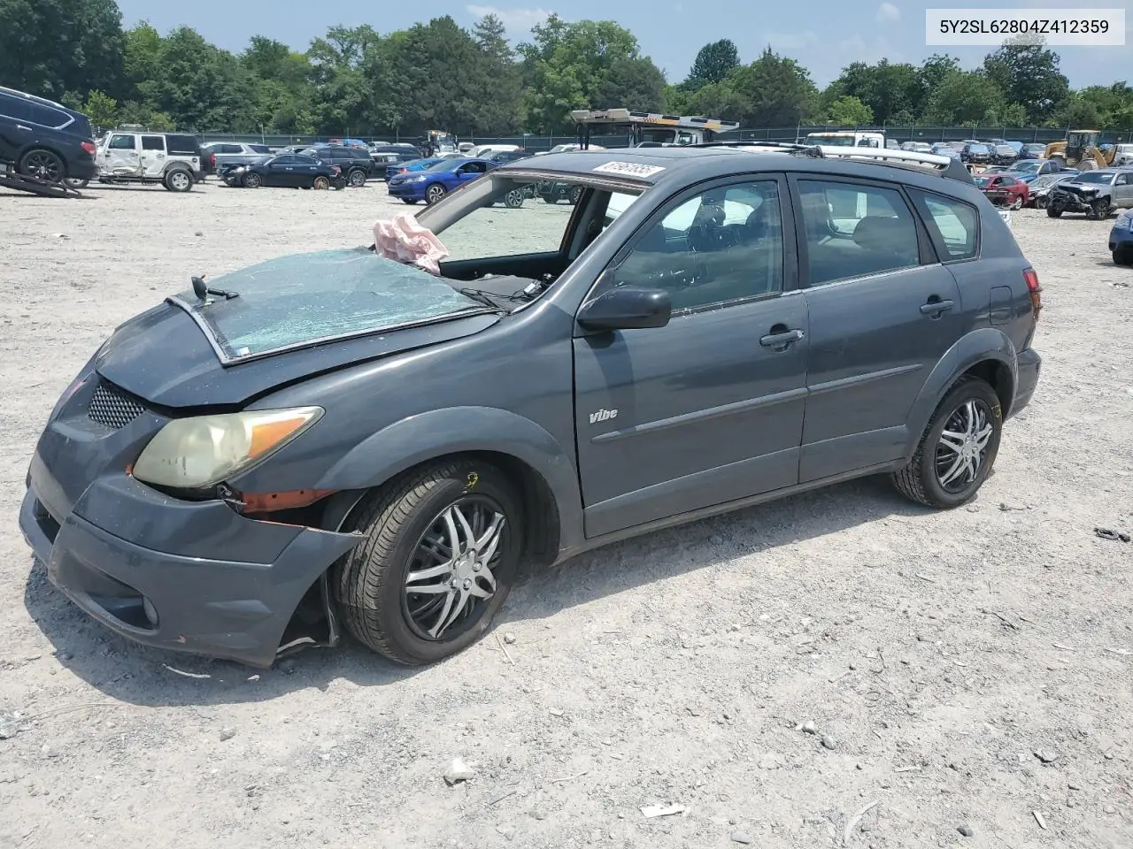 2004 Pontiac Vibe VIN: 5Y2SL62804Z412359 Lot: 61961855
