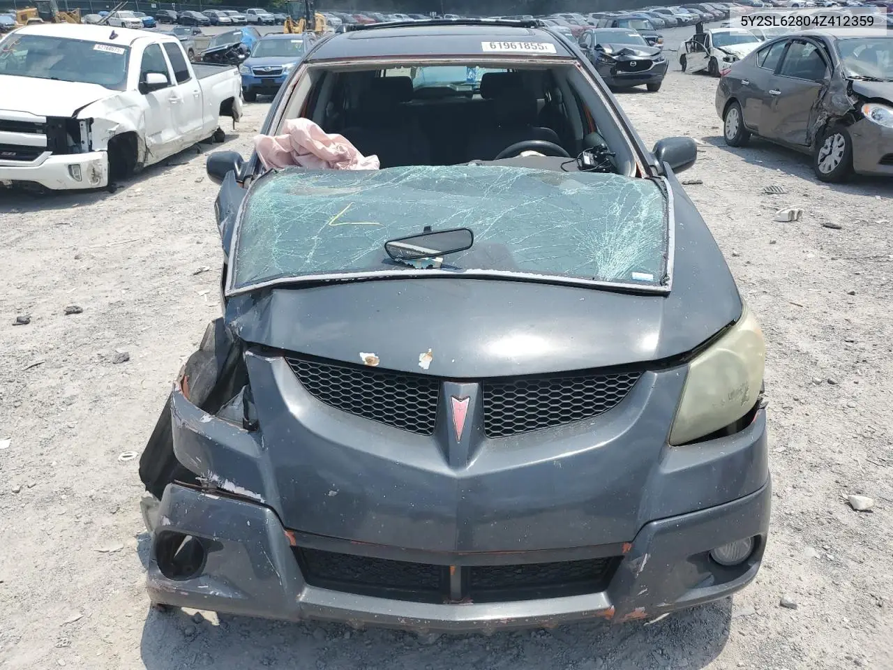 2004 Pontiac Vibe VIN: 5Y2SL62804Z412359 Lot: 61961855