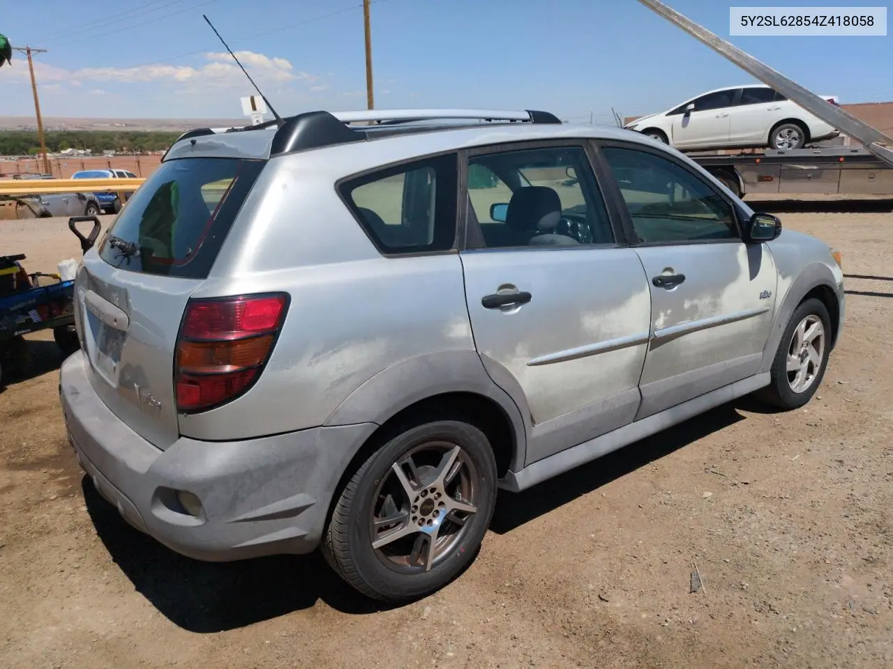 2004 Pontiac Vibe VIN: 5Y2SL62854Z418058 Lot: 62683835