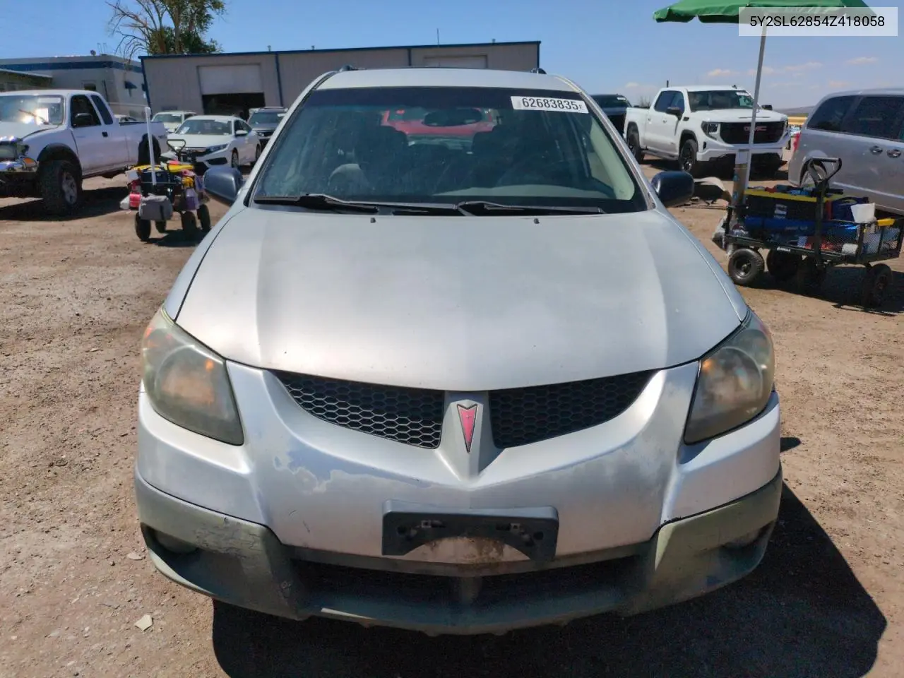 2004 Pontiac Vibe VIN: 5Y2SL62854Z418058 Lot: 62683835