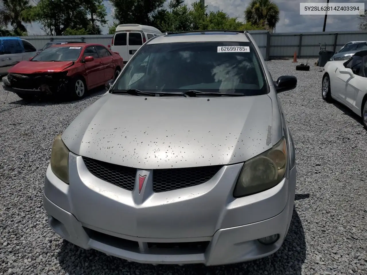 2004 Pontiac Vibe VIN: 5Y2SL62814Z403394 Lot: 62699785