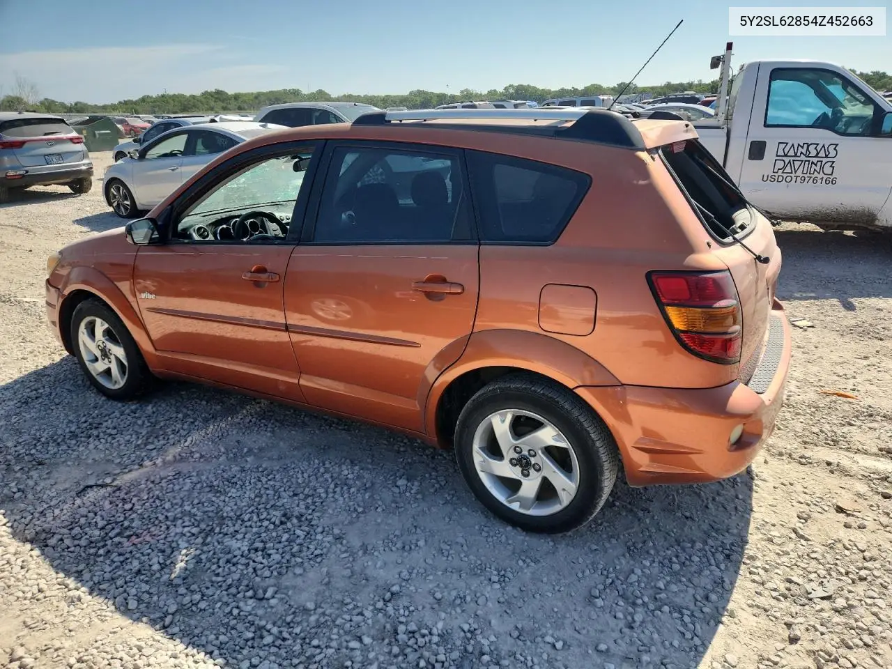 2004 Pontiac Vibe VIN: 5Y2SL62854Z452663 Lot: 63753585