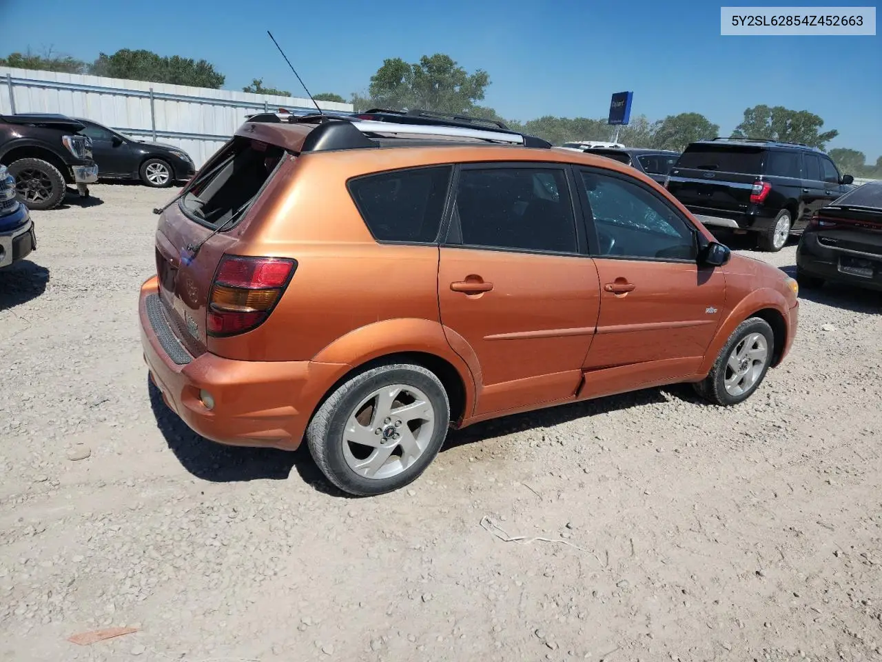 2004 Pontiac Vibe VIN: 5Y2SL62854Z452663 Lot: 63753585