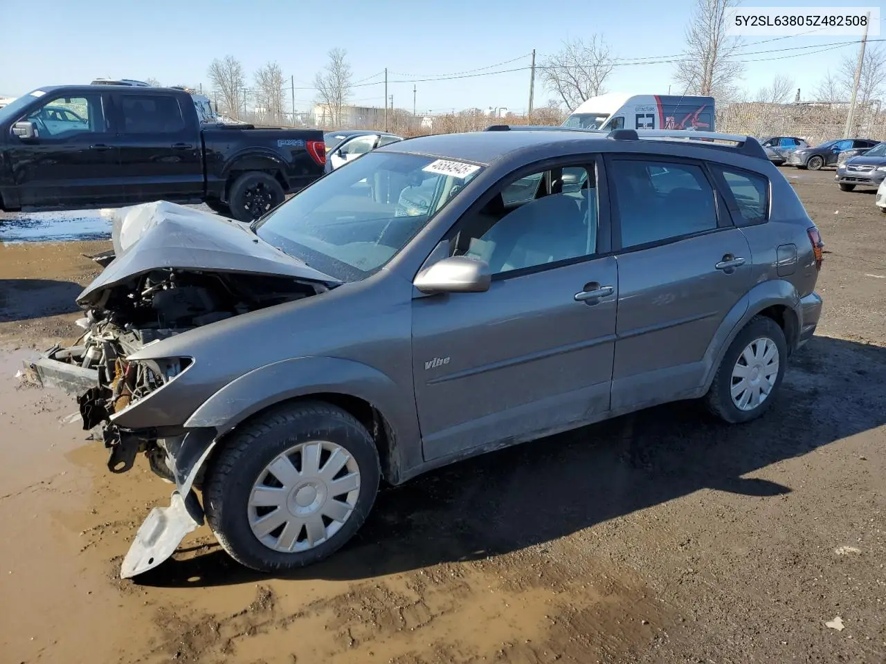 2005 Pontiac Vibe VIN: 5Y2SL63805Z482508 Lot: 46584945