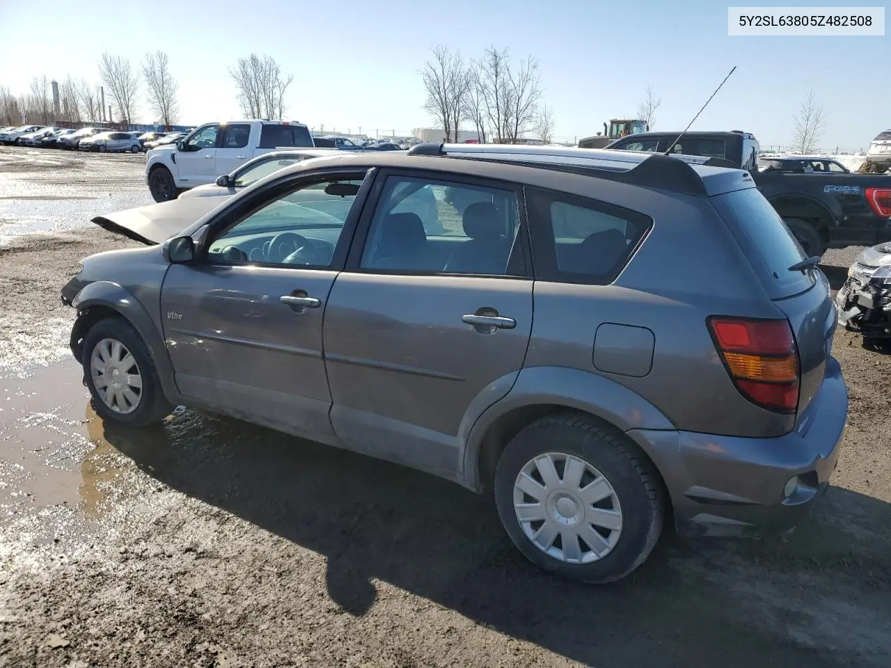 2005 Pontiac Vibe VIN: 5Y2SL63805Z482508 Lot: 46584945