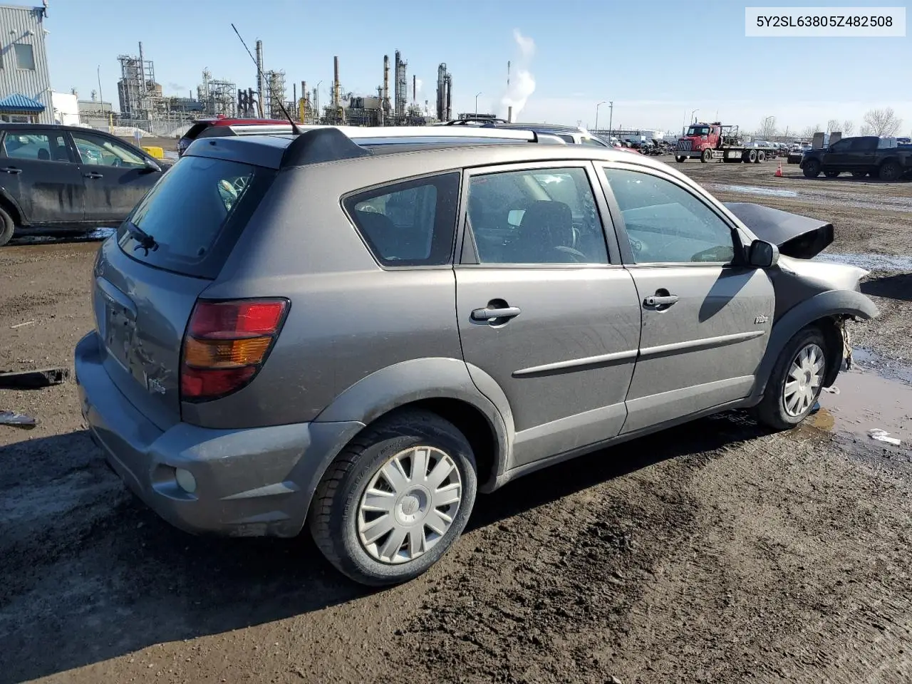 2005 Pontiac Vibe VIN: 5Y2SL63805Z482508 Lot: 46584945