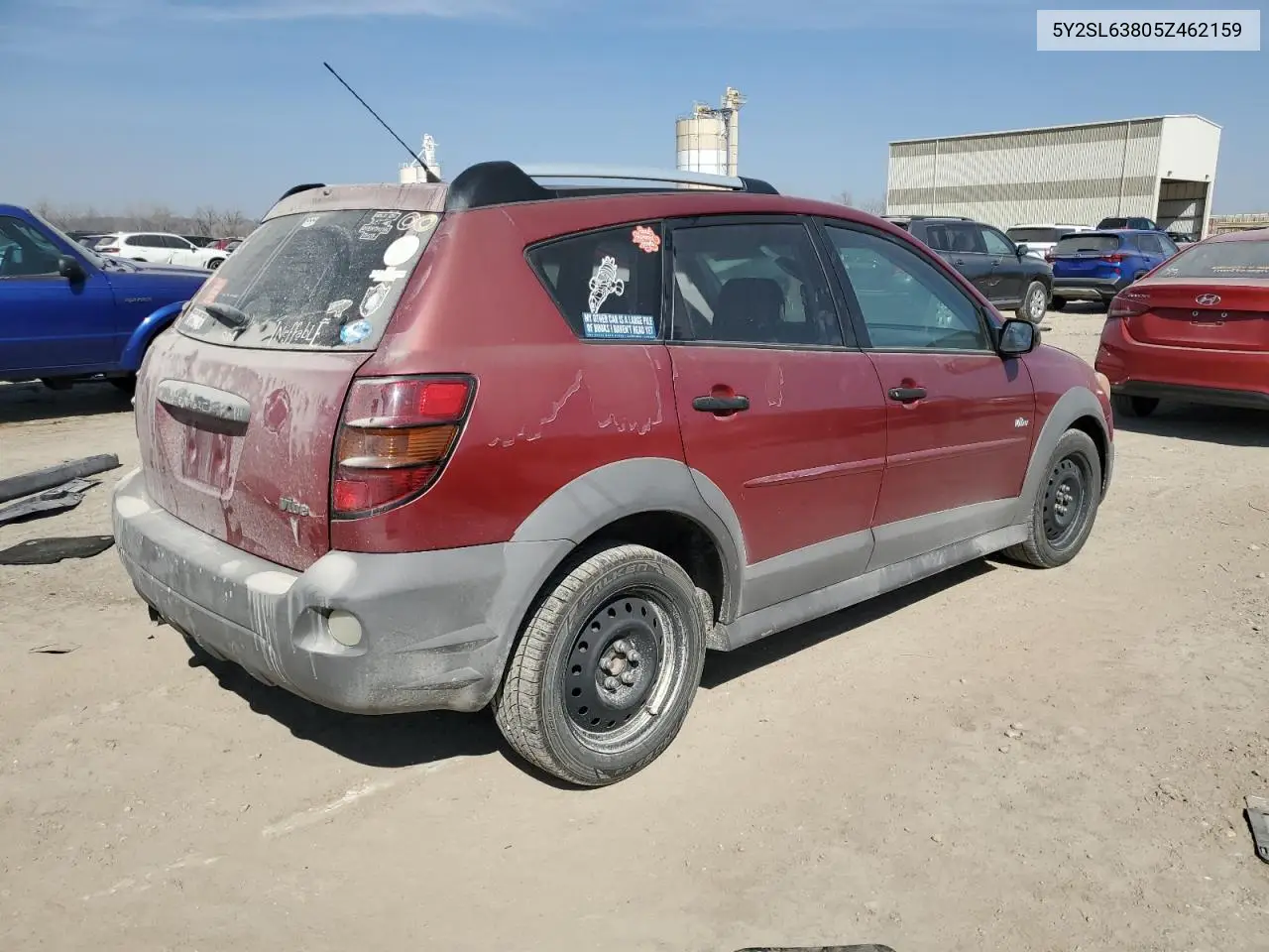 2005 Pontiac Vibe VIN: 5Y2SL63805Z462159 Lot: 48764255
