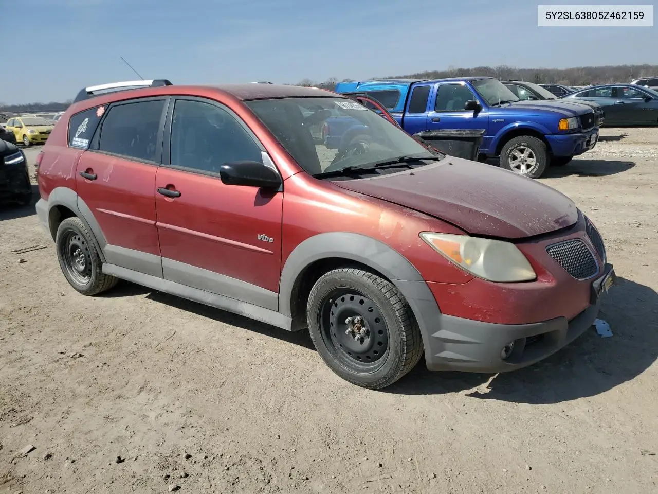 2005 Pontiac Vibe VIN: 5Y2SL63805Z462159 Lot: 48764255