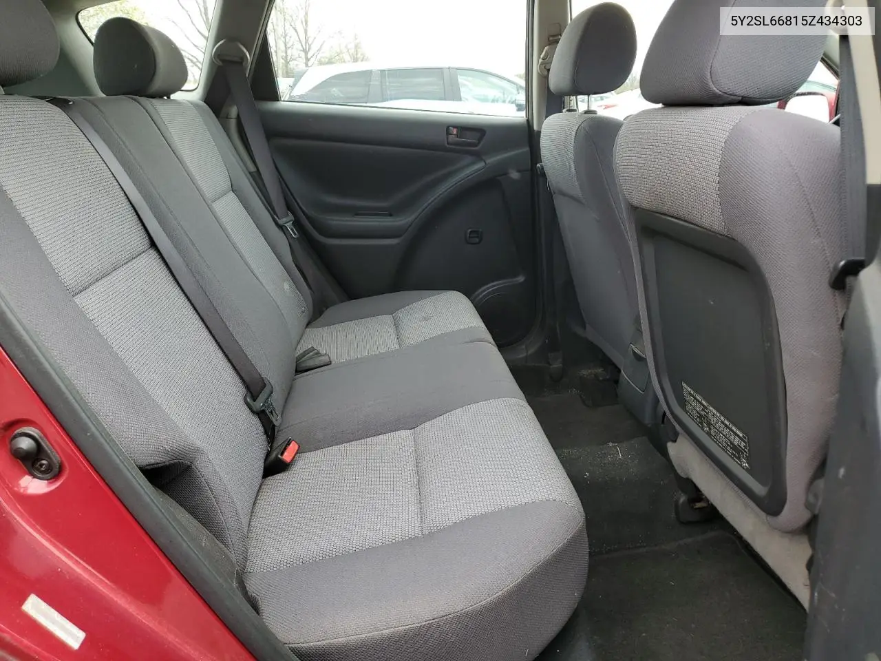 2005 Pontiac Vibe VIN: 5Y2SL66815Z434303 Lot: 52952265