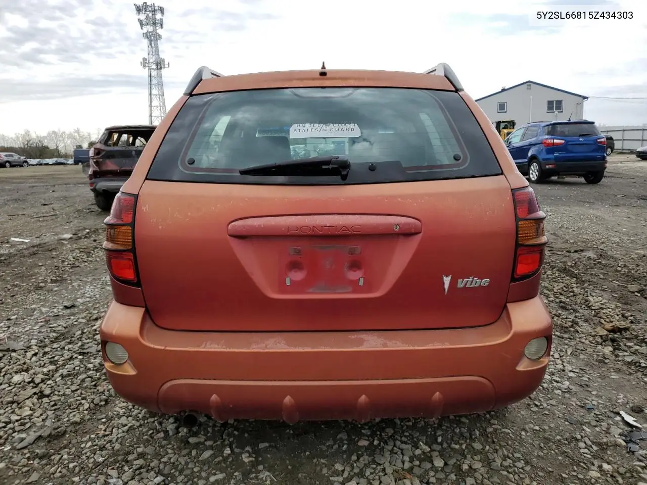 2005 Pontiac Vibe VIN: 5Y2SL66815Z434303 Lot: 52952265