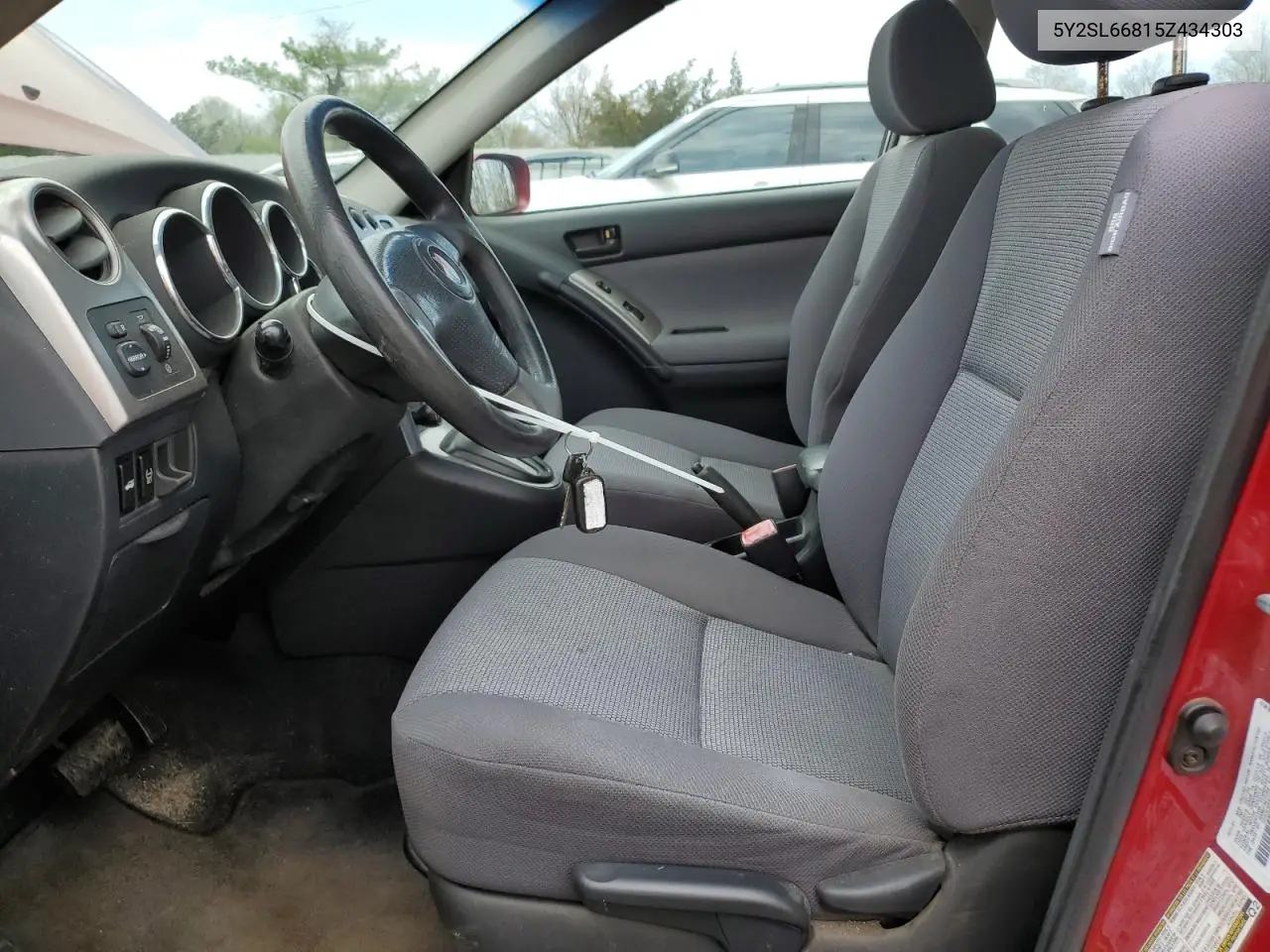 2005 Pontiac Vibe VIN: 5Y2SL66815Z434303 Lot: 52952265