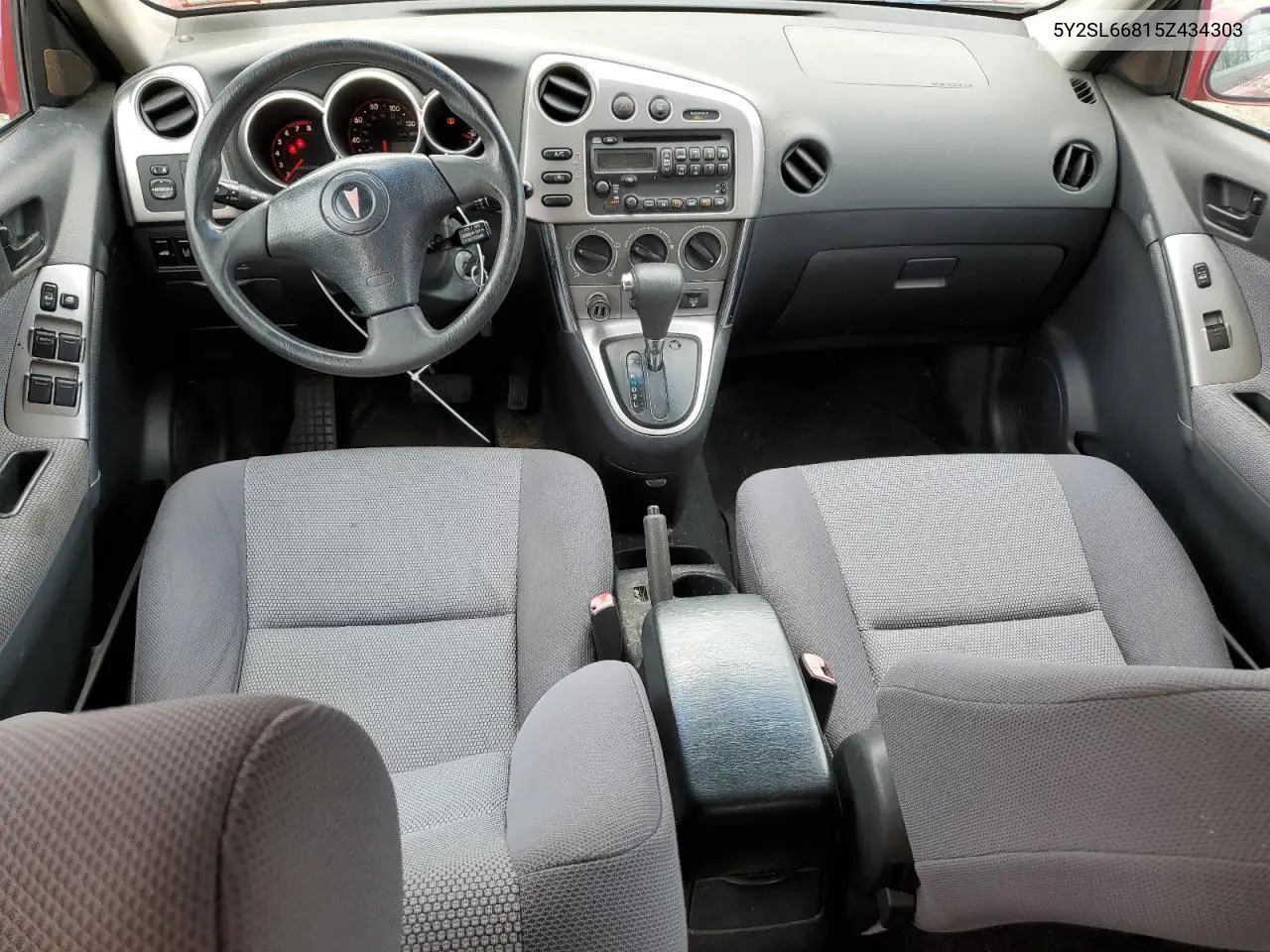 2005 Pontiac Vibe VIN: 5Y2SL66815Z434303 Lot: 52952265