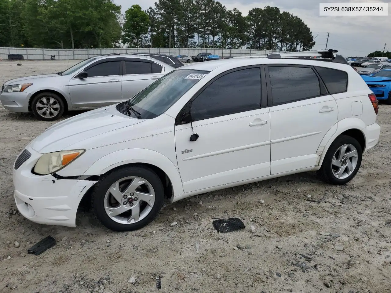 2005 Pontiac Vibe VIN: 5Y2SL638X5Z435244 Lot: 54135135
