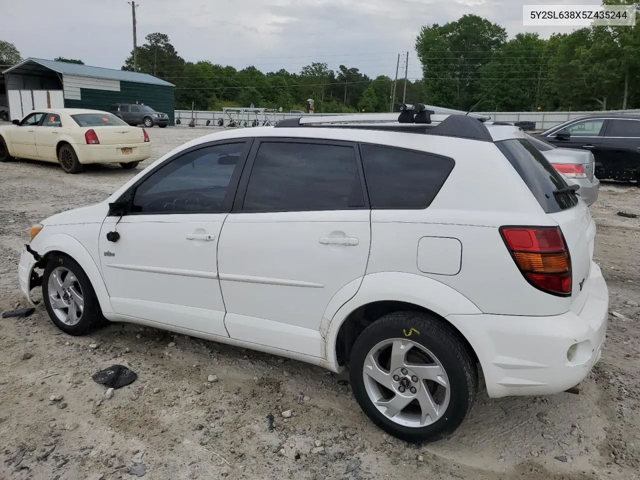 2005 Pontiac Vibe VIN: 5Y2SL638X5Z435244 Lot: 54135135