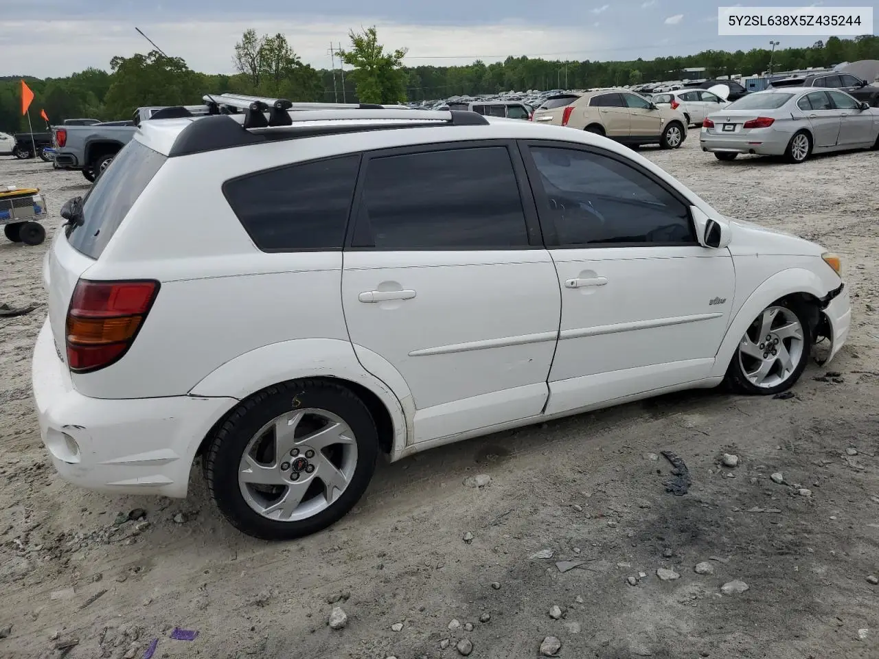 2005 Pontiac Vibe VIN: 5Y2SL638X5Z435244 Lot: 54135135