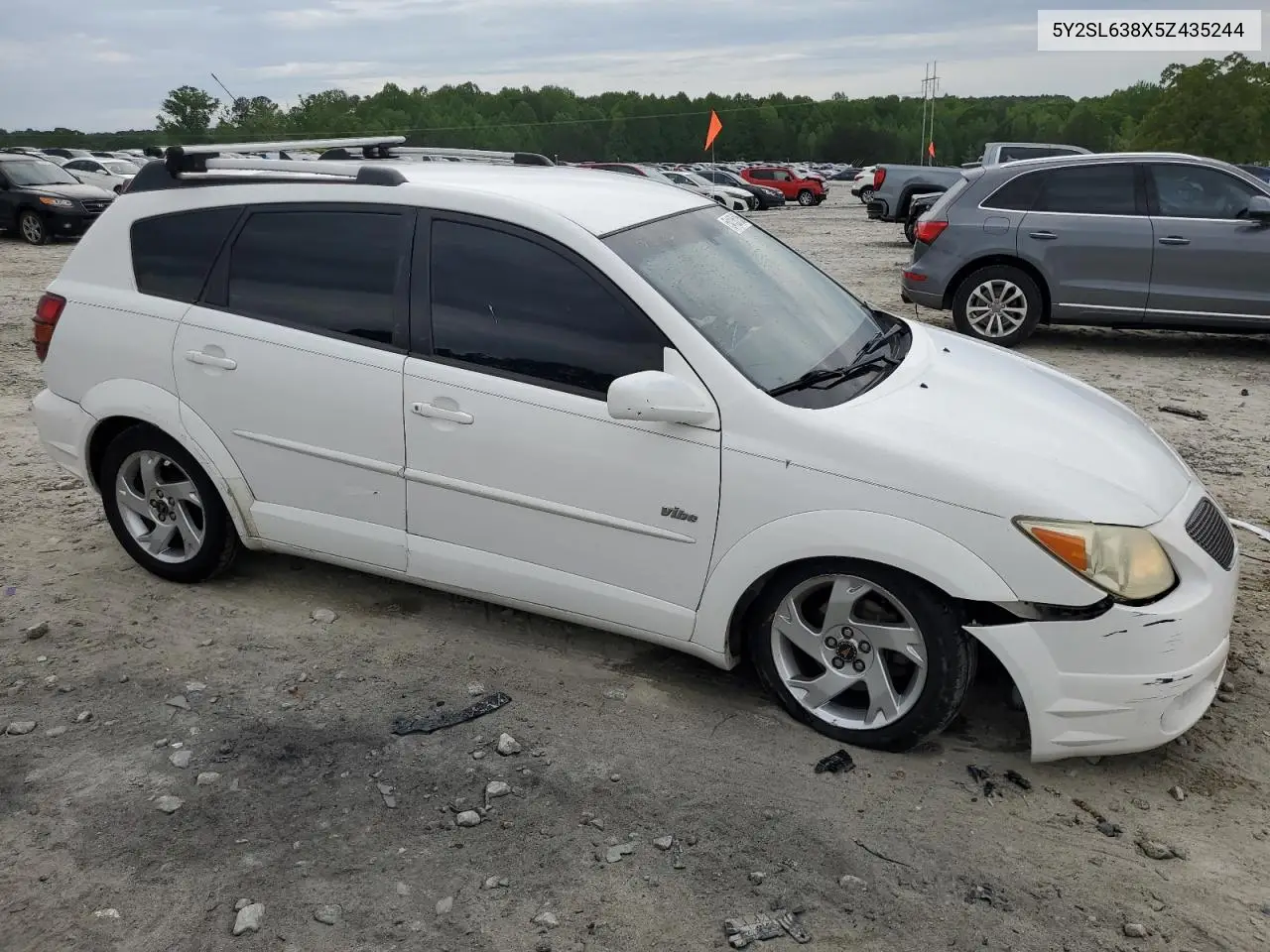 2005 Pontiac Vibe VIN: 5Y2SL638X5Z435244 Lot: 54135135
