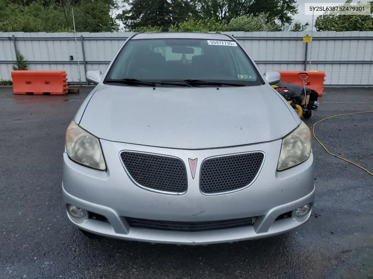 2005 Pontiac Vibe VIN: 5Y2SL63875Z479301 Lot: 55972735