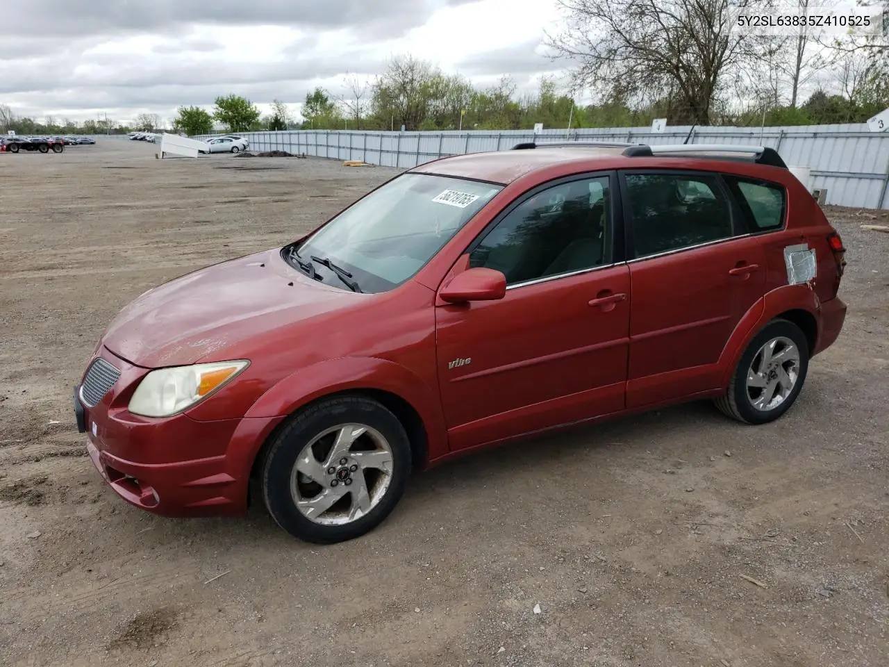2005 Pontiac Vibe VIN: 5Y2SL63835Z410525 Lot: 56219765