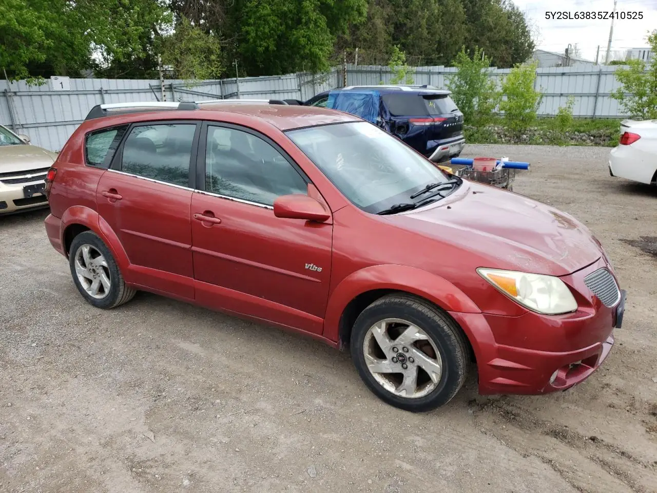 2005 Pontiac Vibe VIN: 5Y2SL63835Z410525 Lot: 56219765