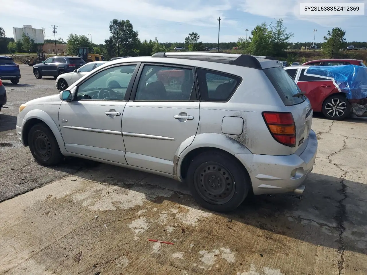 2005 Pontiac Vibe VIN: 5Y2SL63835Z412369 Lot: 56356205